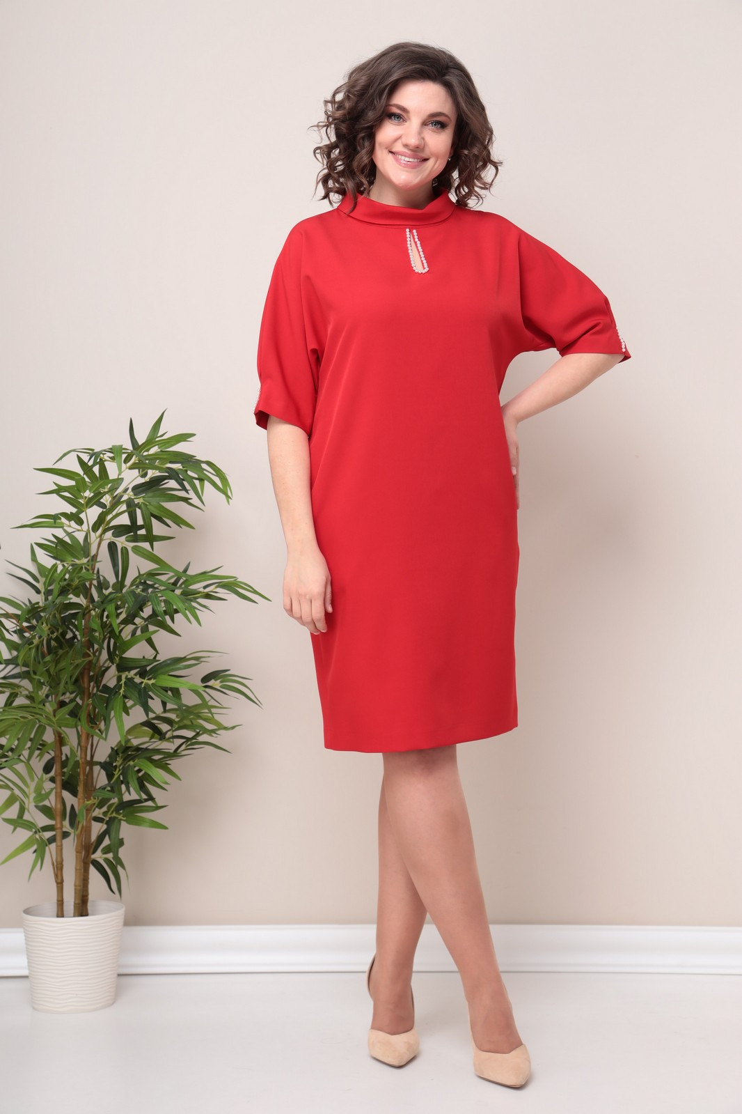Платье Мода-Версаль 2368 красный