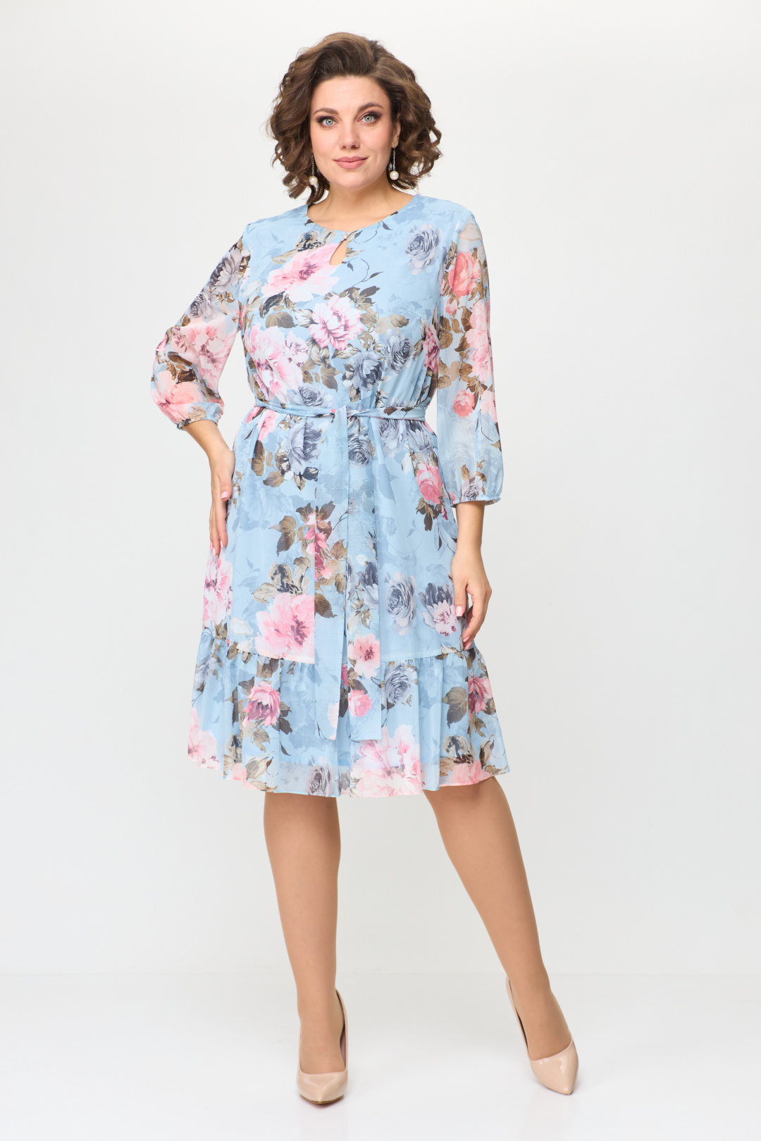 Платье Мода-Версаль 2453 голубой