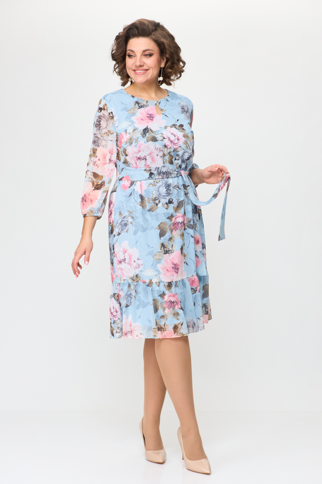 Платье Мода-Версаль 2453 голубой