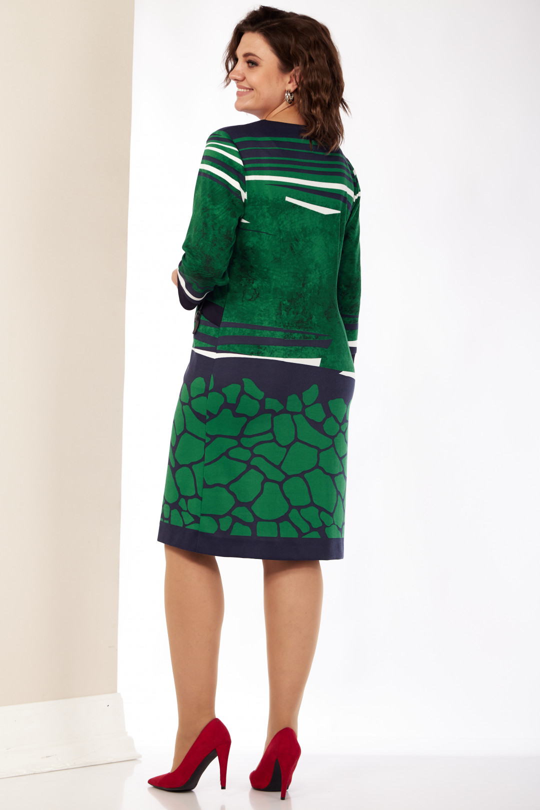 Платье Мода-Версаль 2458 зеленый