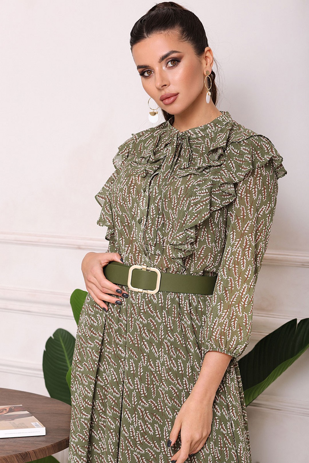 Платье Мода-Юрс 2554 зелёный