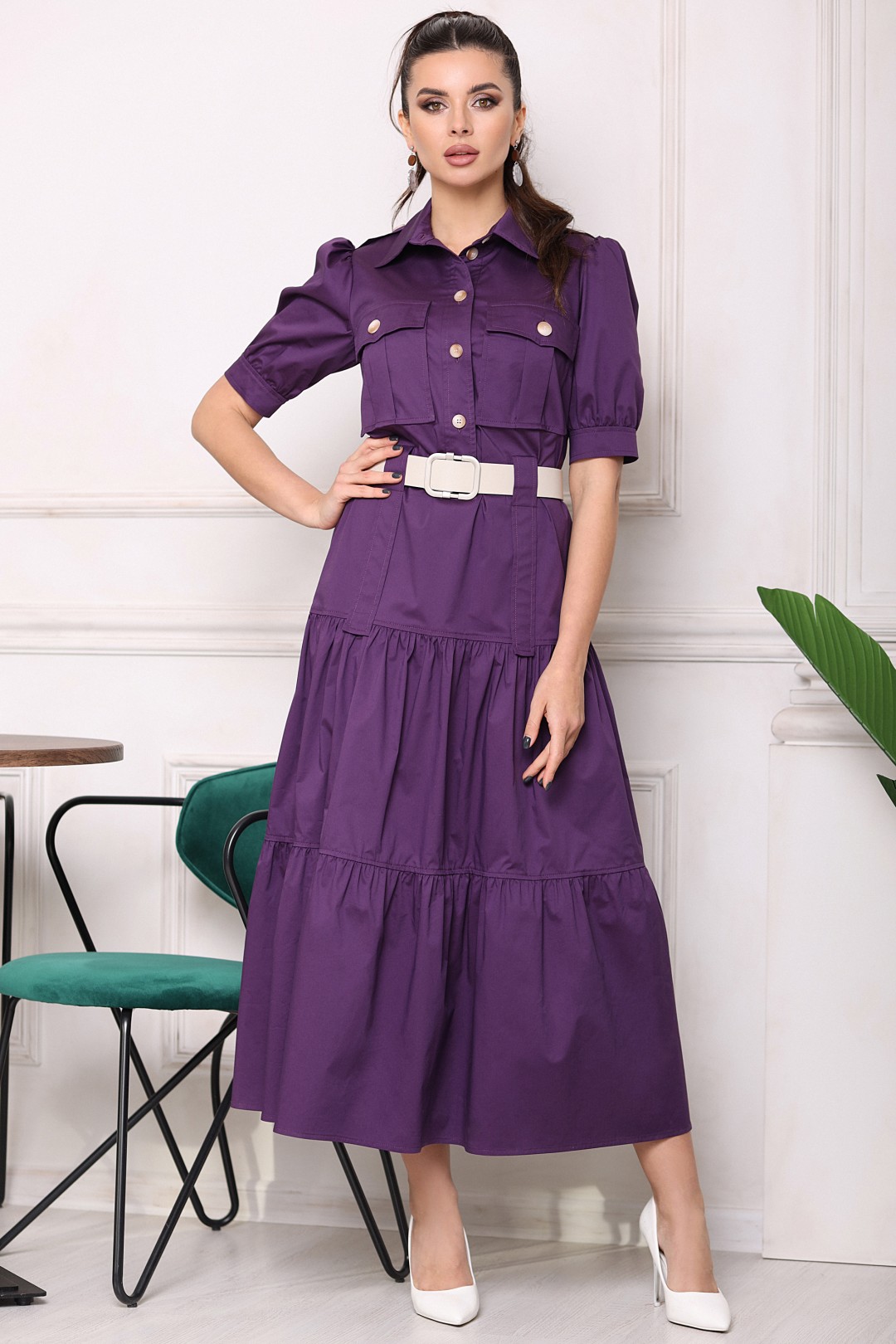 Платье Мода-Юрс 2675 фиолет