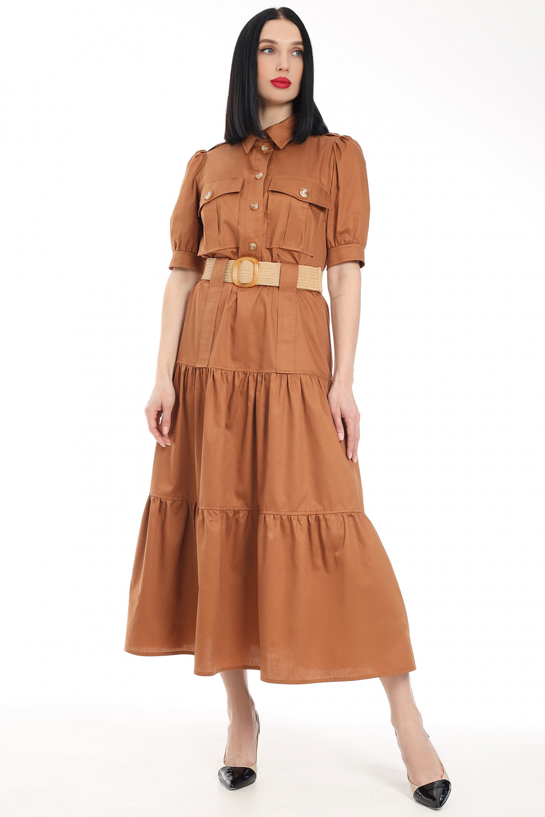 Платье Мода-Юрс 2675 коричневый