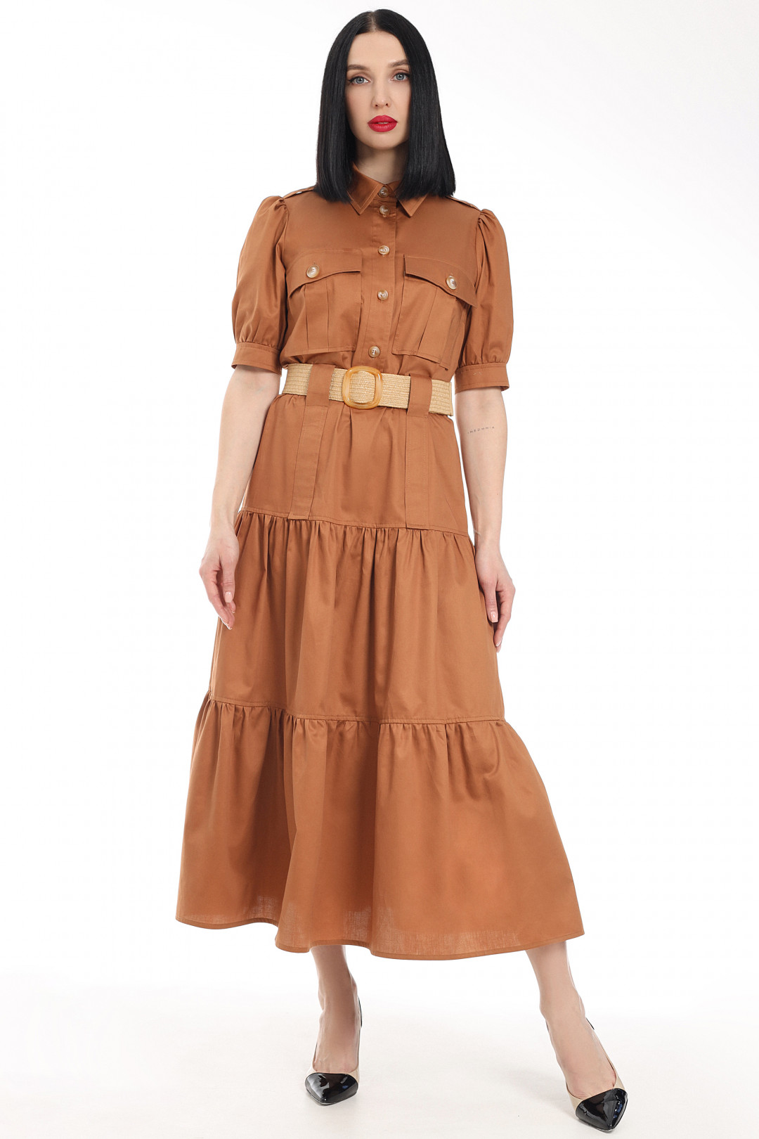 Платье Мода-Юрс 2675 коричневый