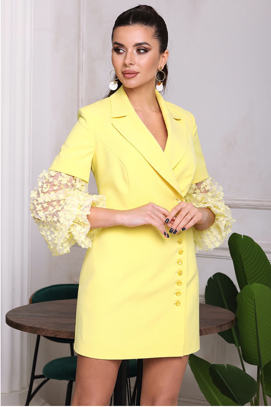 Платье Мода-Юрс 2686 желтый