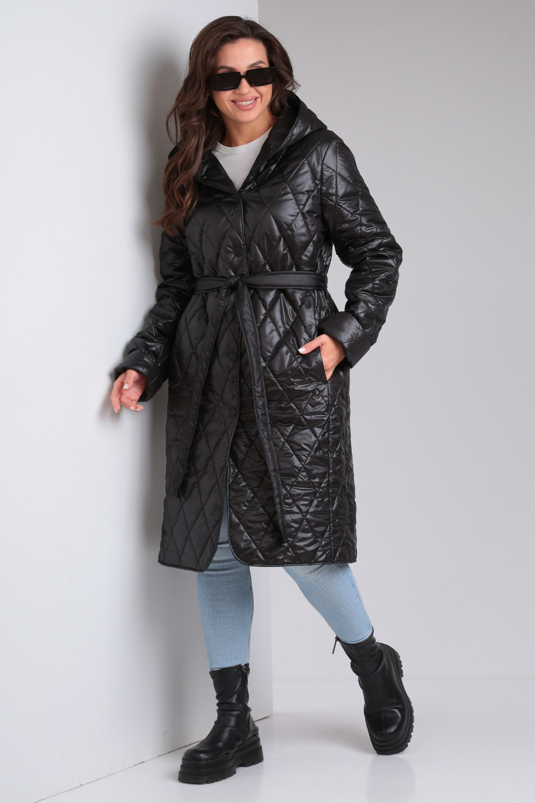 Пальто MODEMA 1052-2 черный