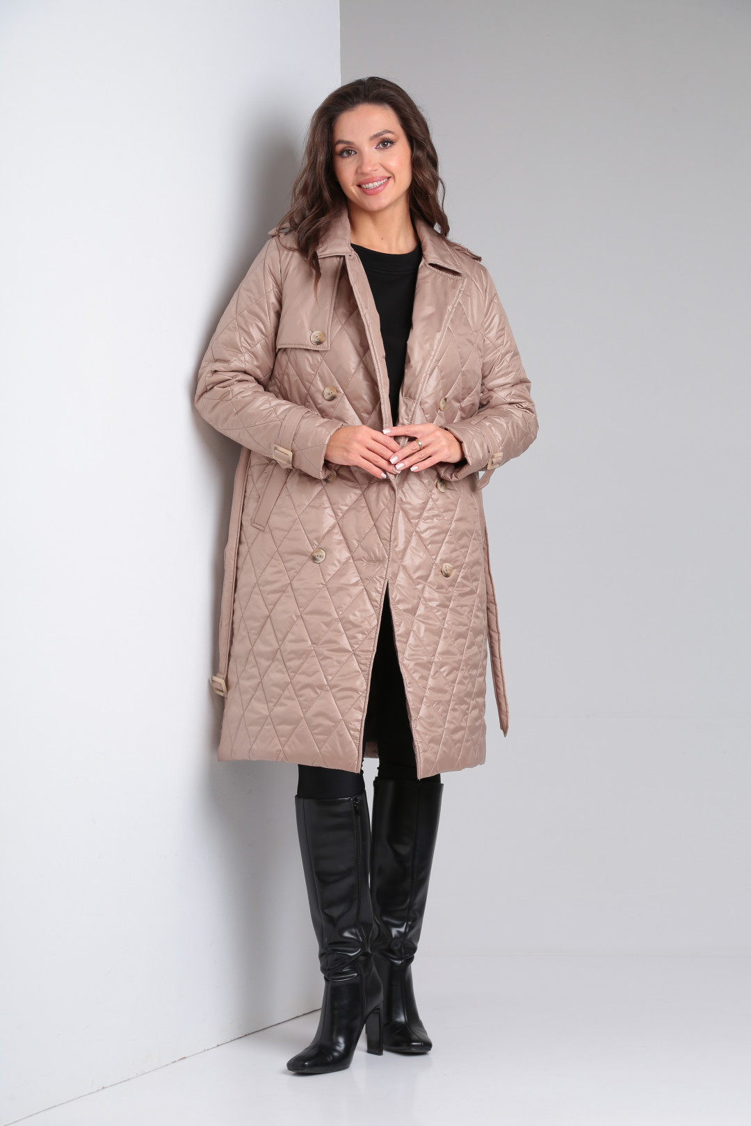 Пальто MODEMA 2031-2 светло-коричневы