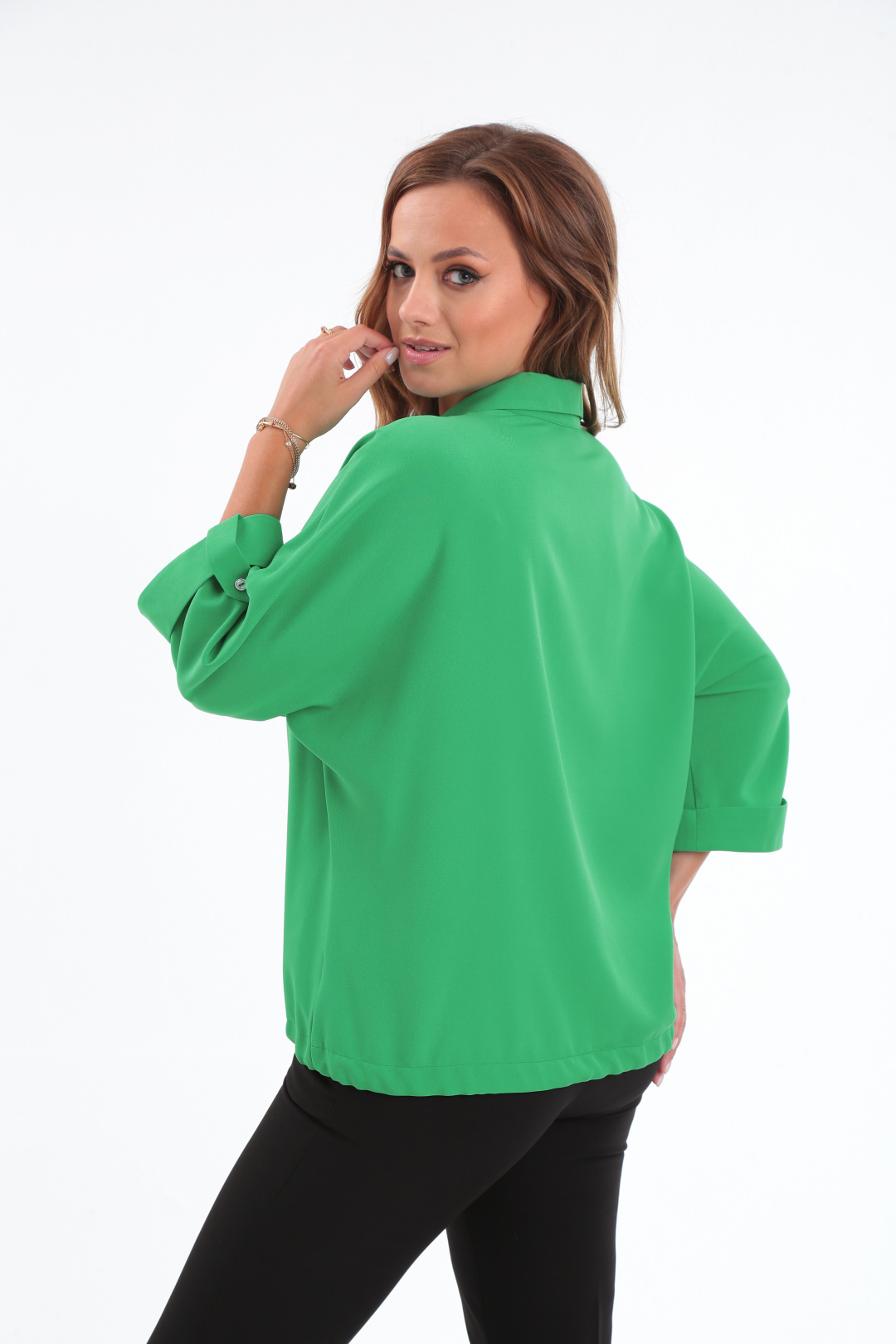 Блузка MODEMA 723 зеленый