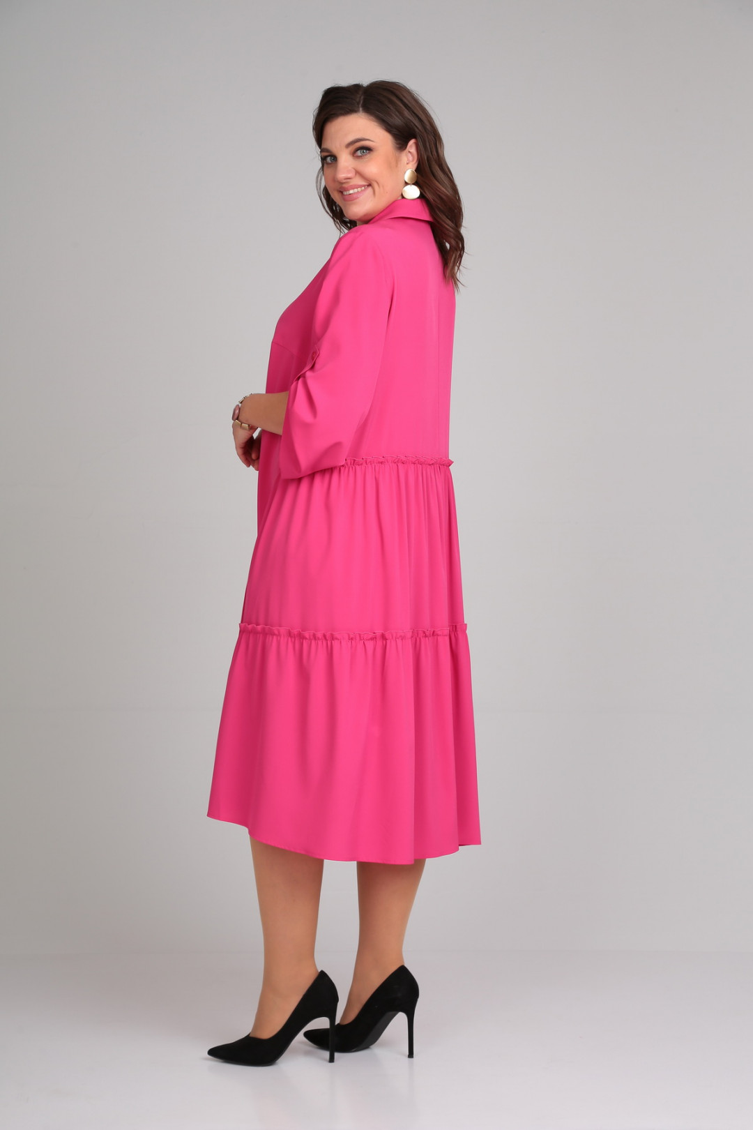 Платье Мублиз 030 розовый(ягодный)
