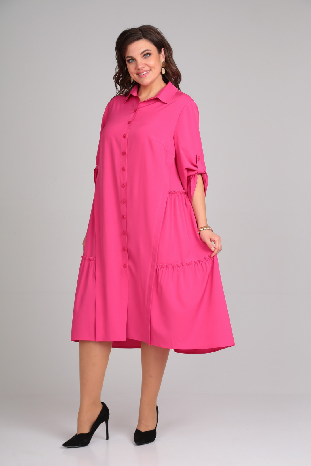Платье Мублиз 030 розовый(ягодный)