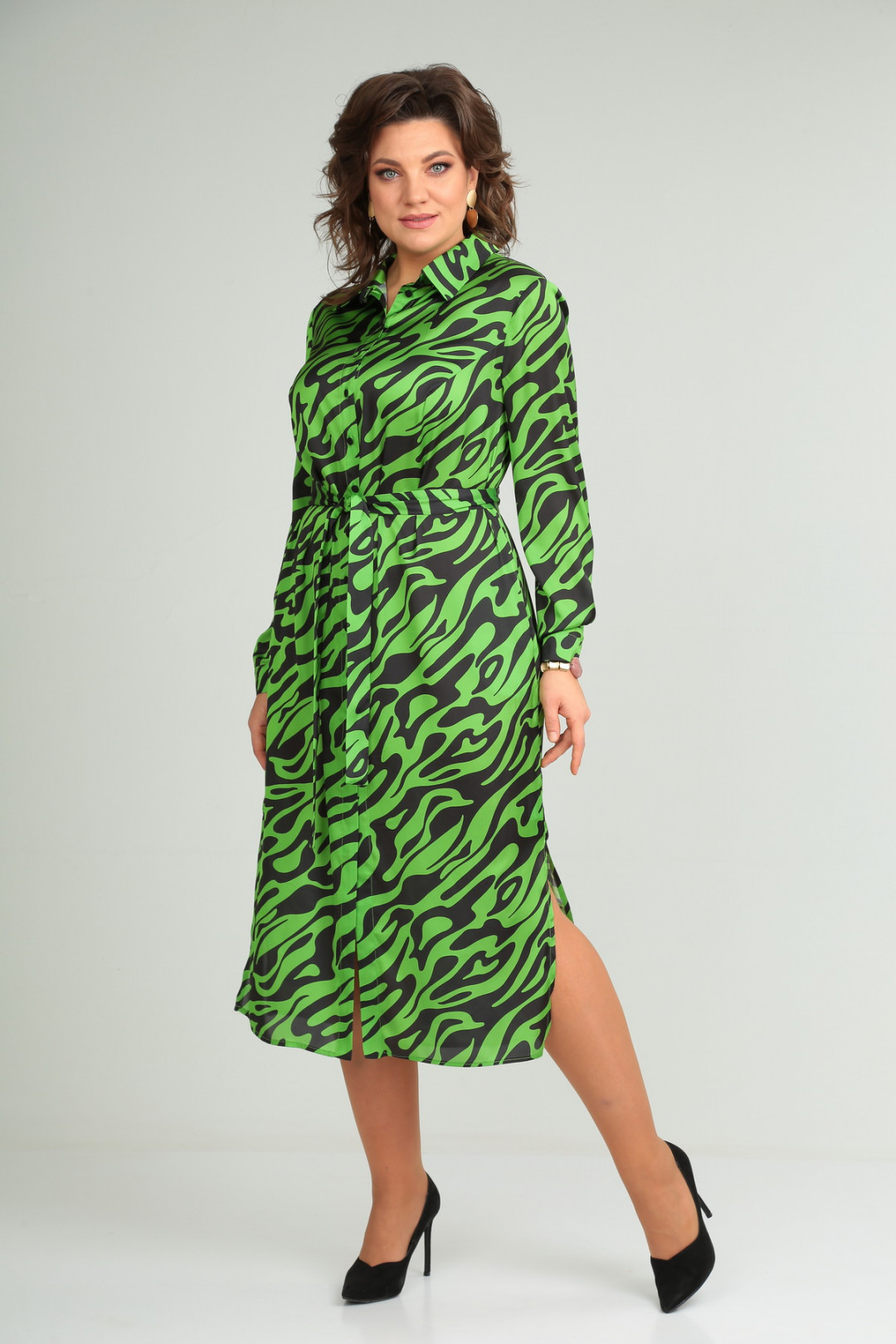 Платье Мублиз 032 зеленый