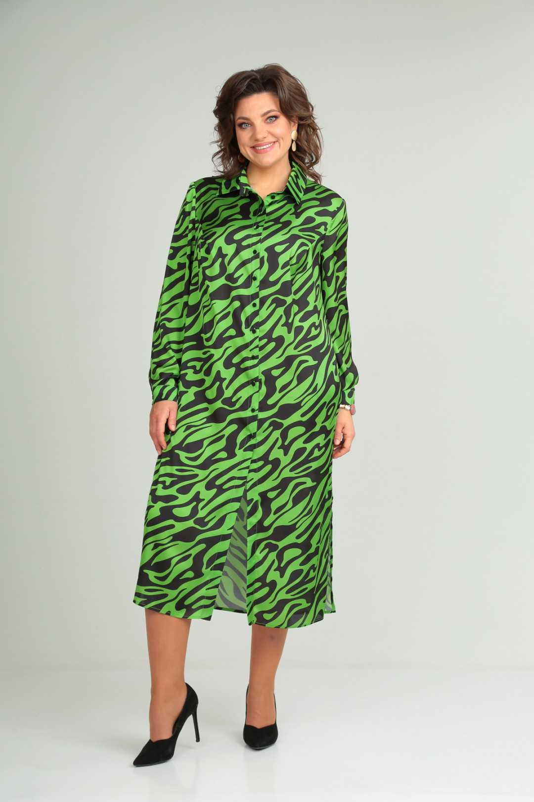Платье Мублиз 032 зеленый