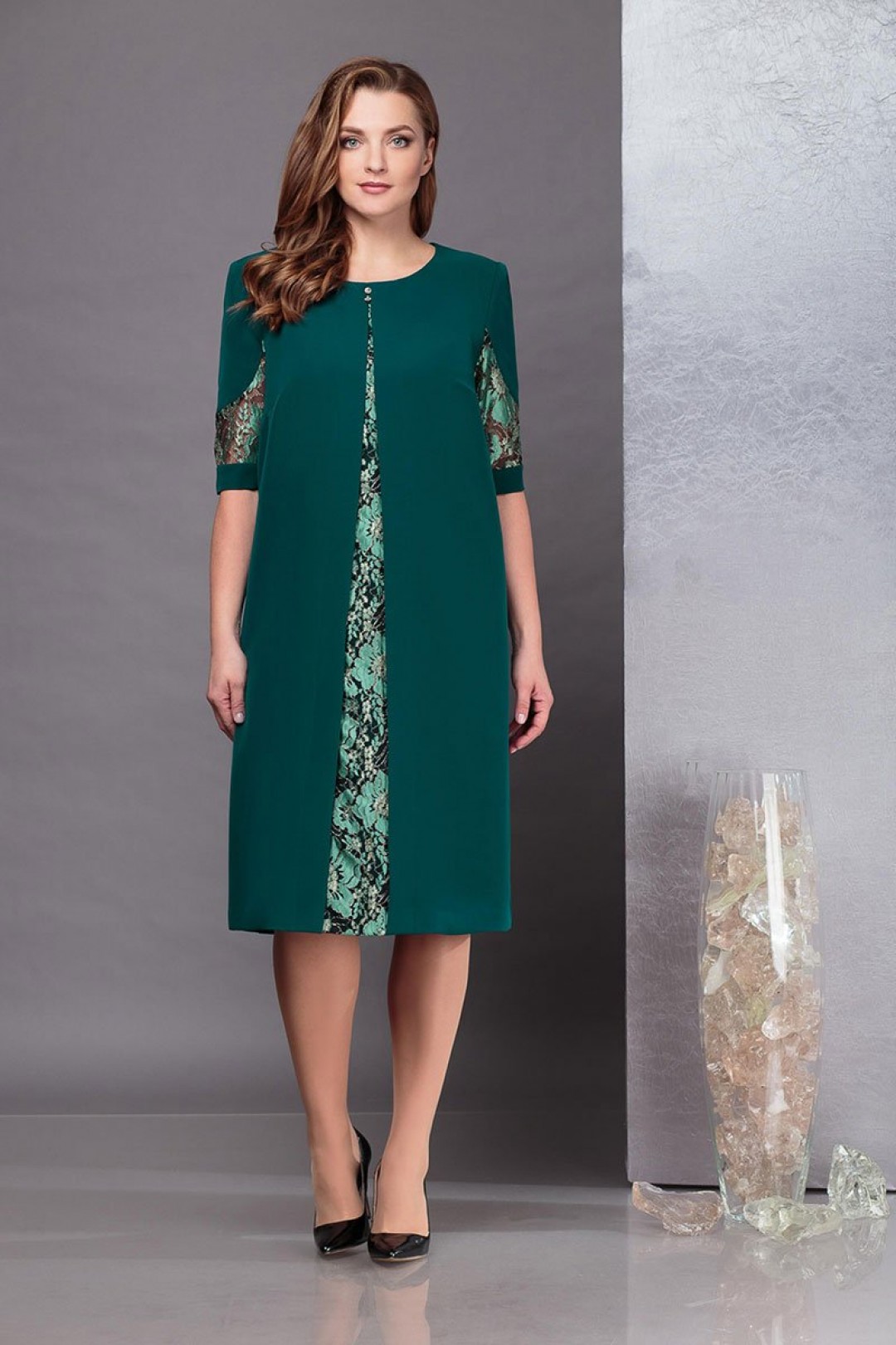 Платье Надин-Н 1588/2 зеленый