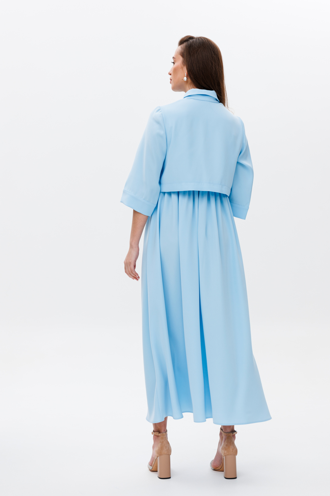 Платье NikVa н487-1 голубой
