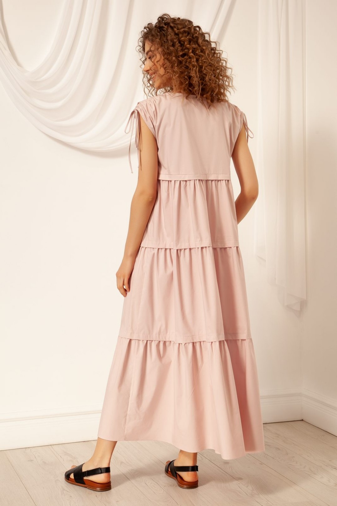 Платье Nova Line 50074 пудрово-розовый