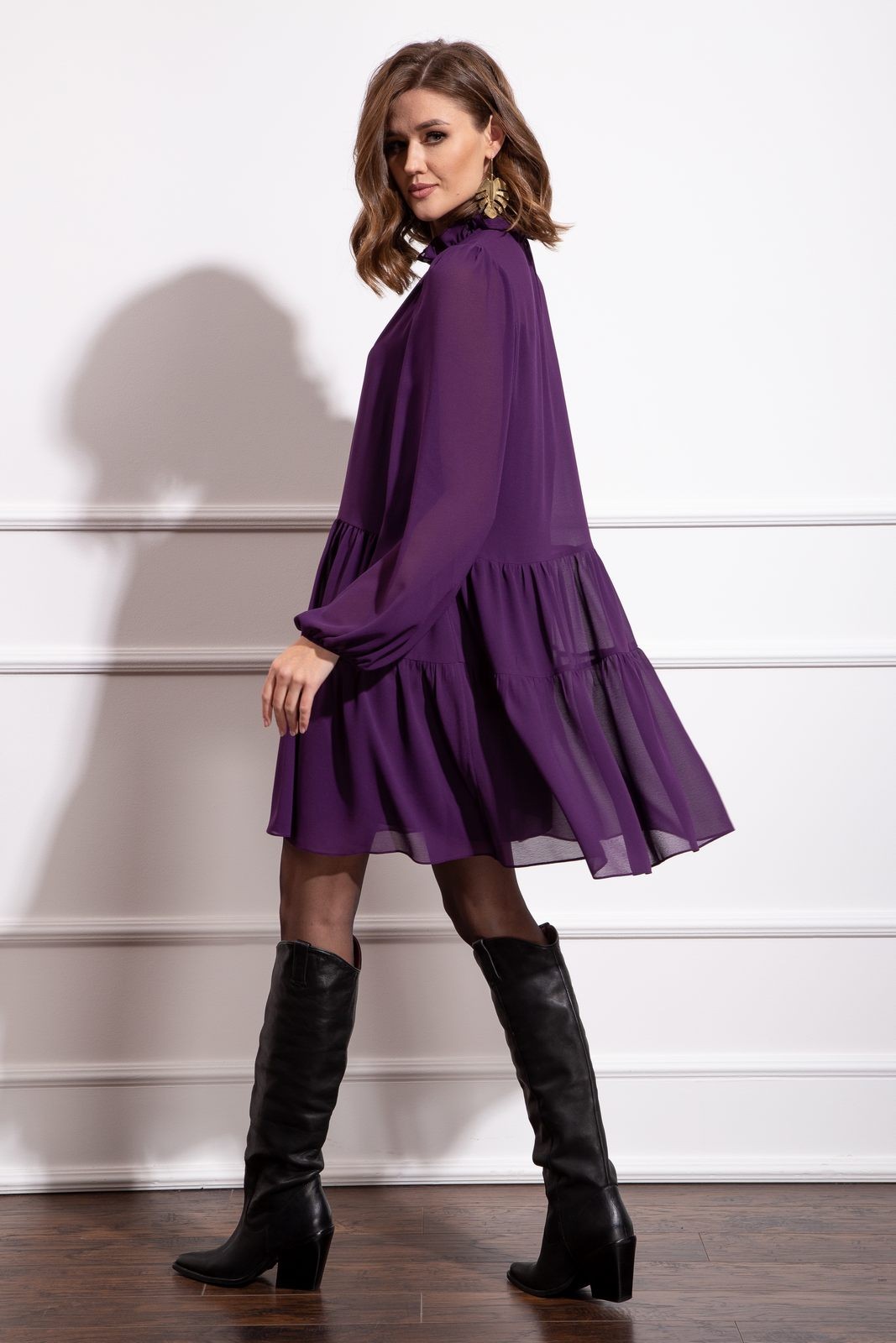 Платье Nova Line 50171 фиолетовый