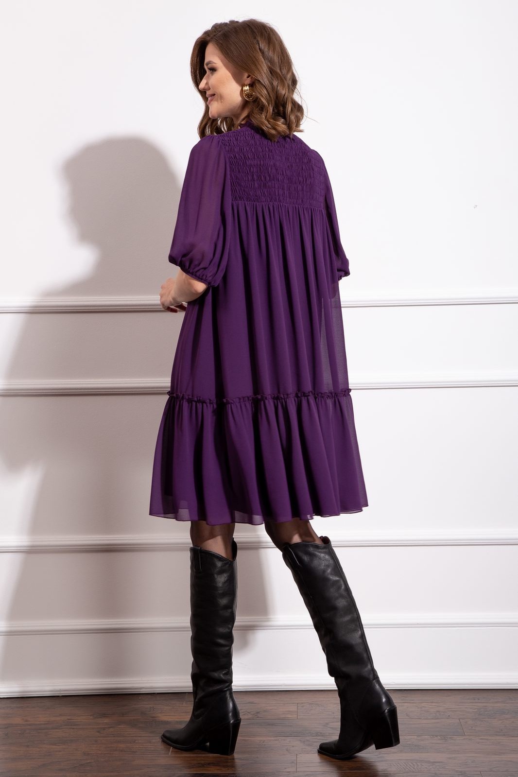 Платье Nova Line 50182 фиолетовый
