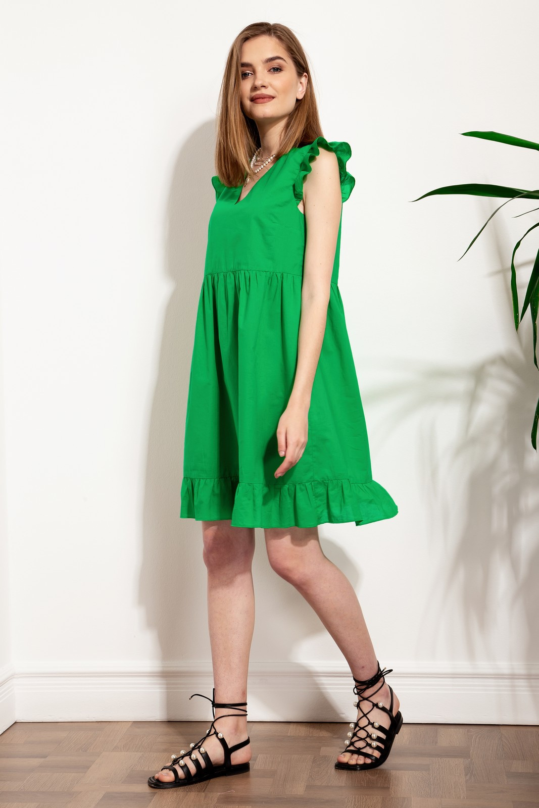 Платье Nova Line 50266 зеленый