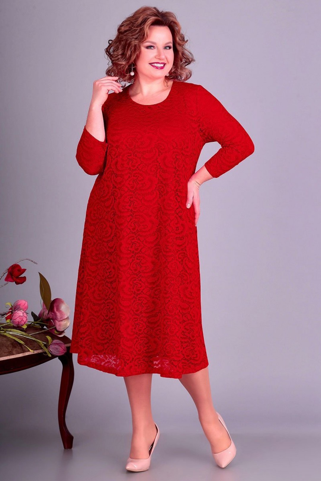Платье ALGRANDA (Новелла Шарм) 3378 красный