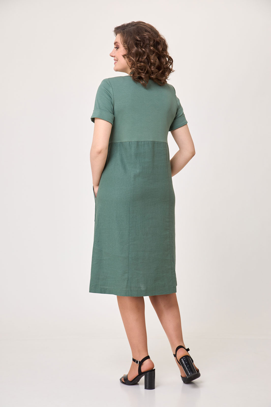Платье OLLSY 1602 зеленый