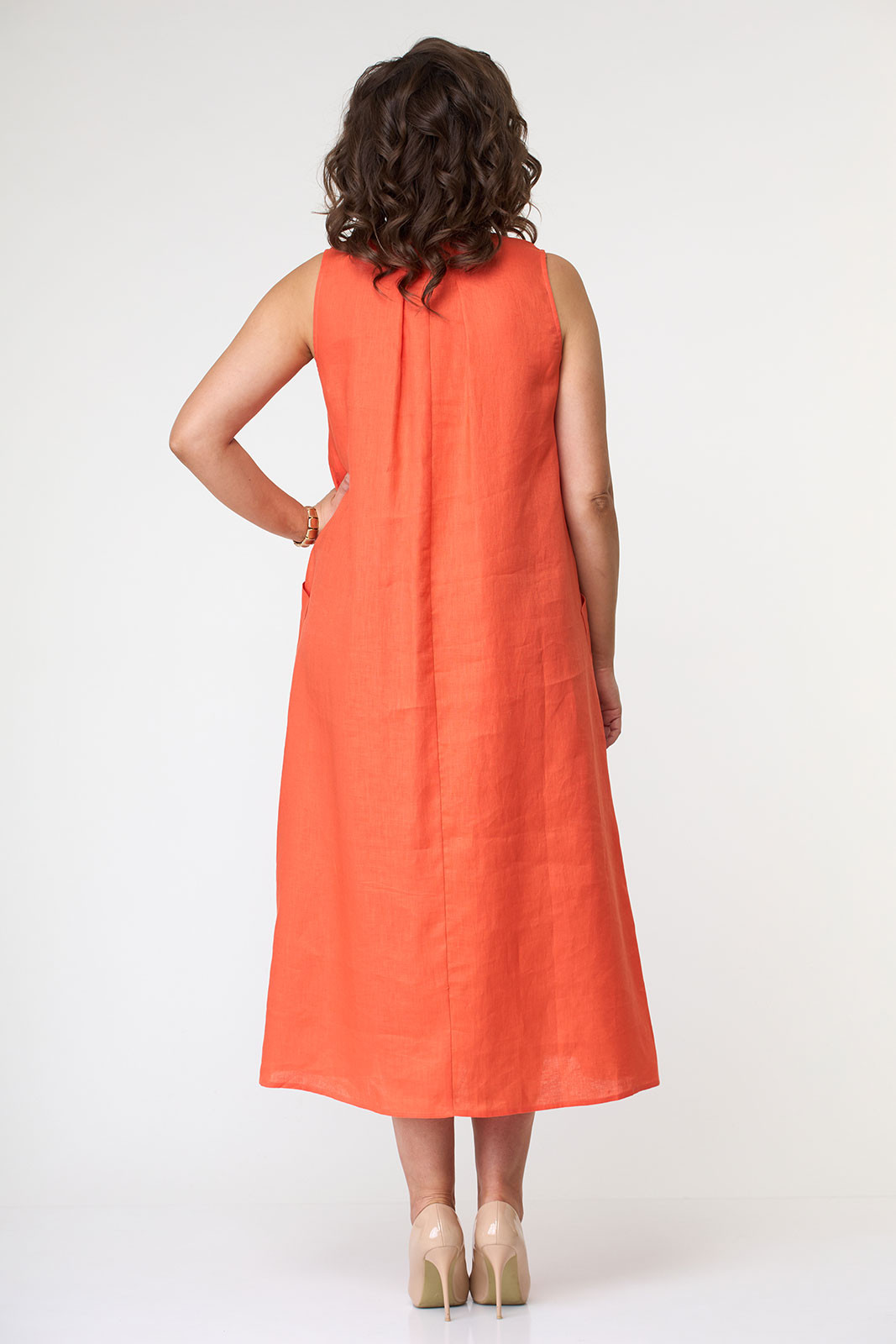 Платье OLLSY 1633 оранжевый