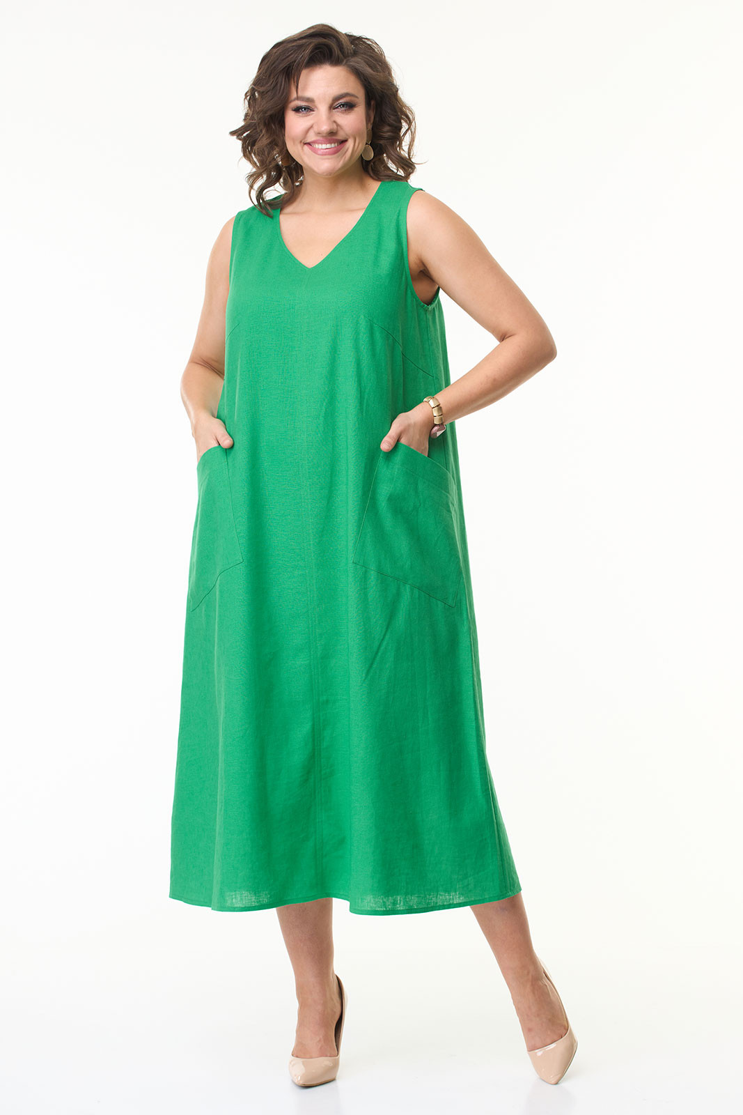 Платье OLLSY 1633 зеленый