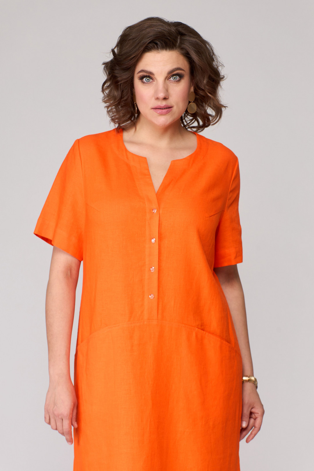 Платье OLLSY 1645 оранжевый