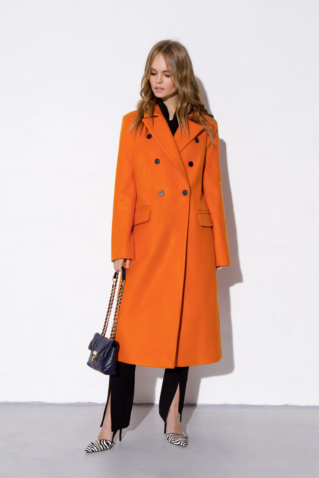 Пальто Pirs 3881 оранжевый