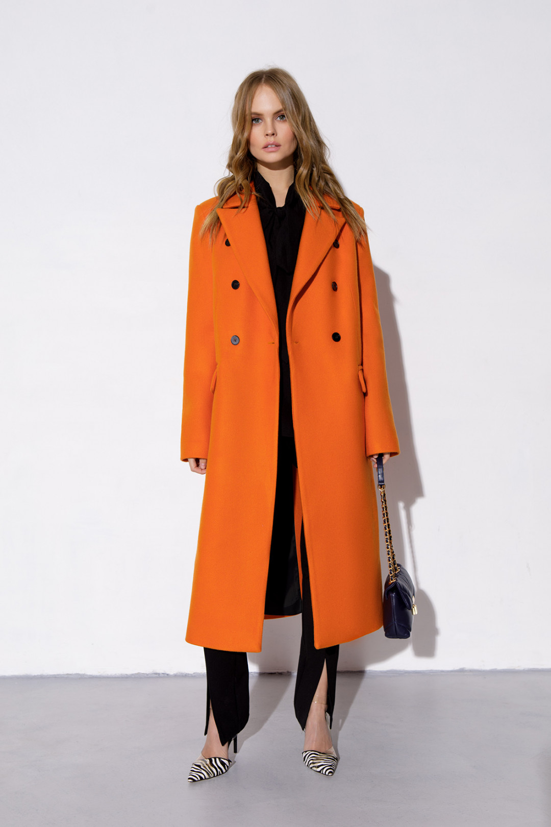 Пальто Pirs 3881 оранжевый