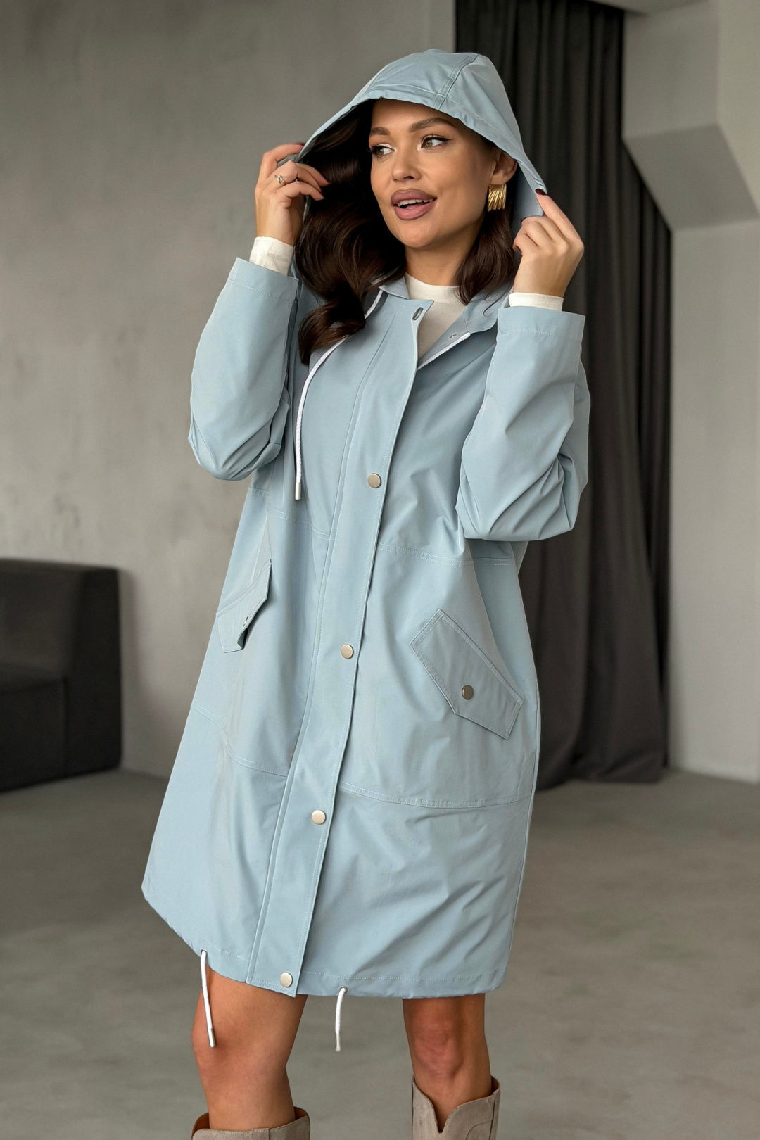 Куртка PRATA wear 032 синий - фото 5