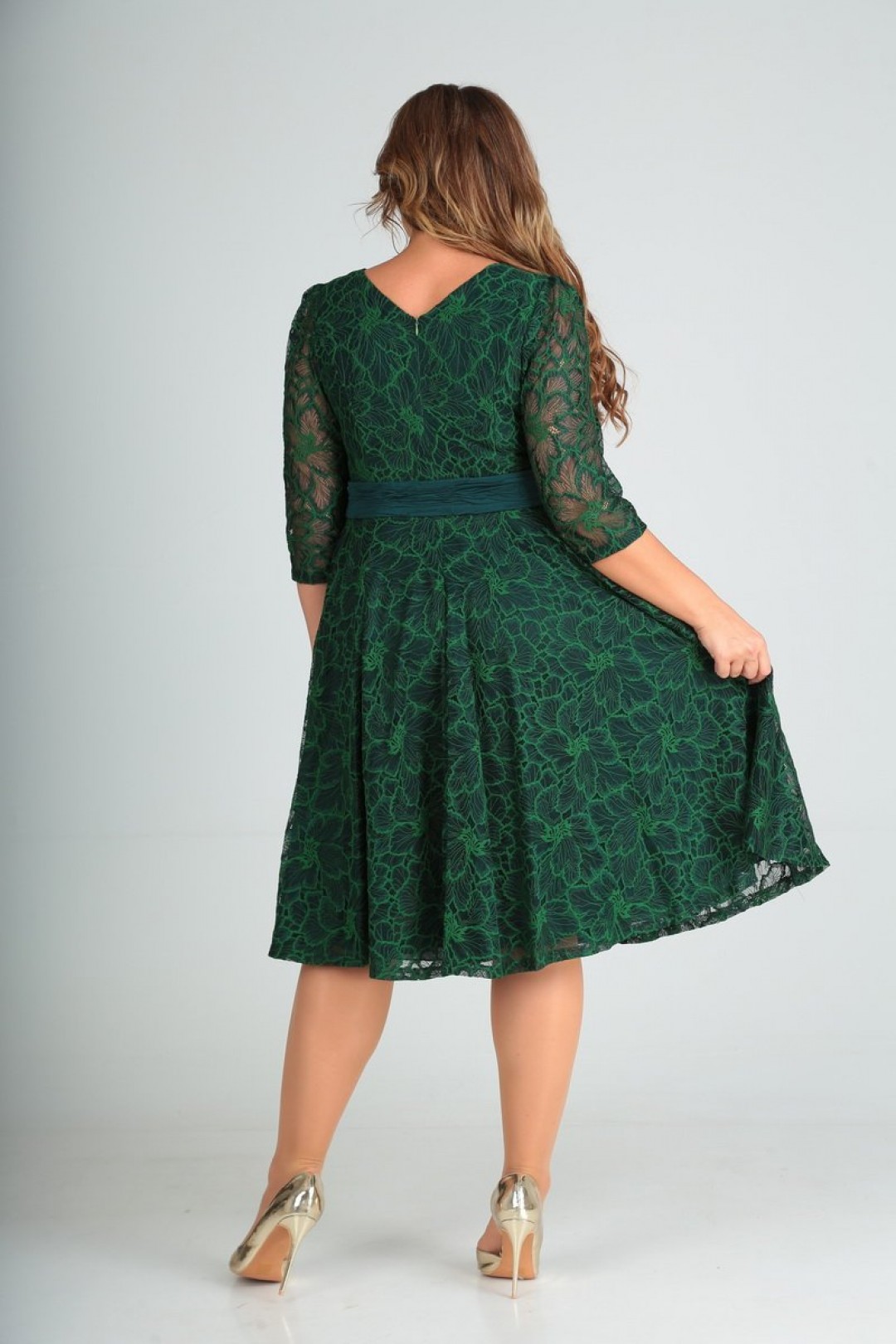 Платье Roksalina 1105-2 зеленый