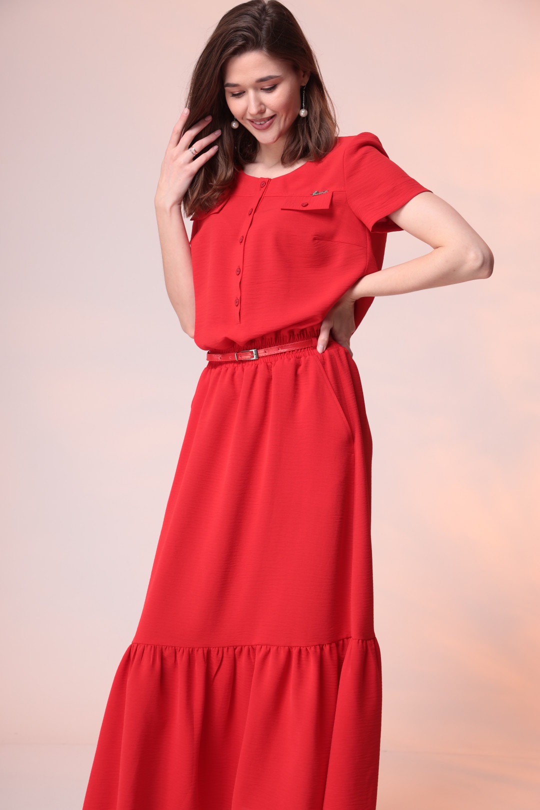 Платье Romanovich Style 1-1206 красный