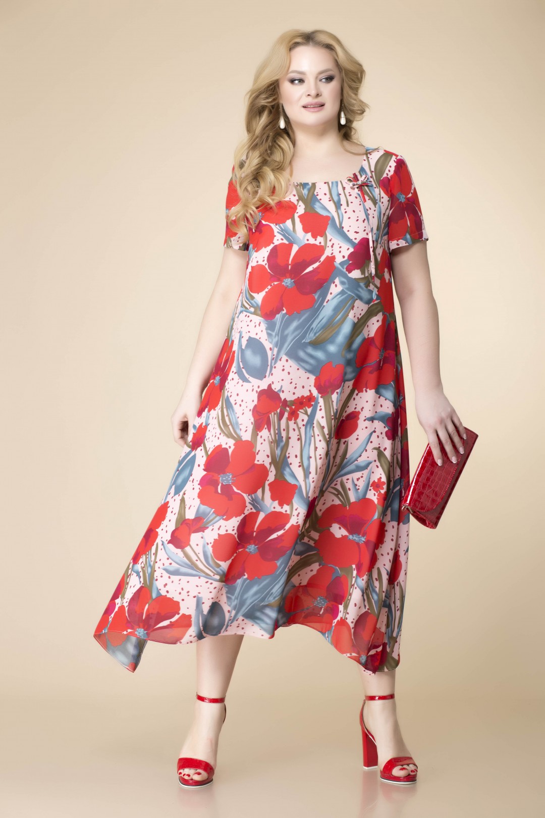 Платье Romanovich Style 1-1332 красный