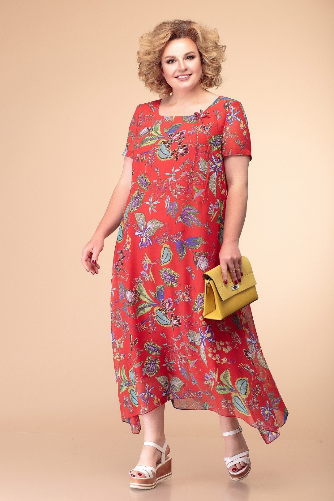 Платье Romanovich Style 1-1332 красный