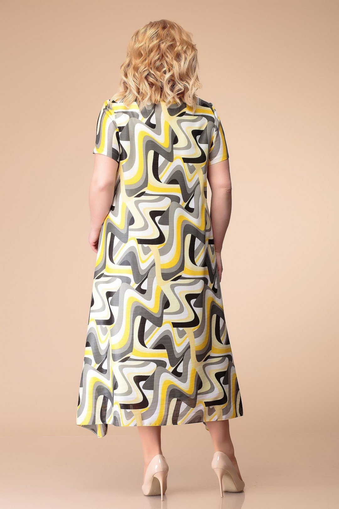 Платье Romanovich Style 1-1332 желтая зебра