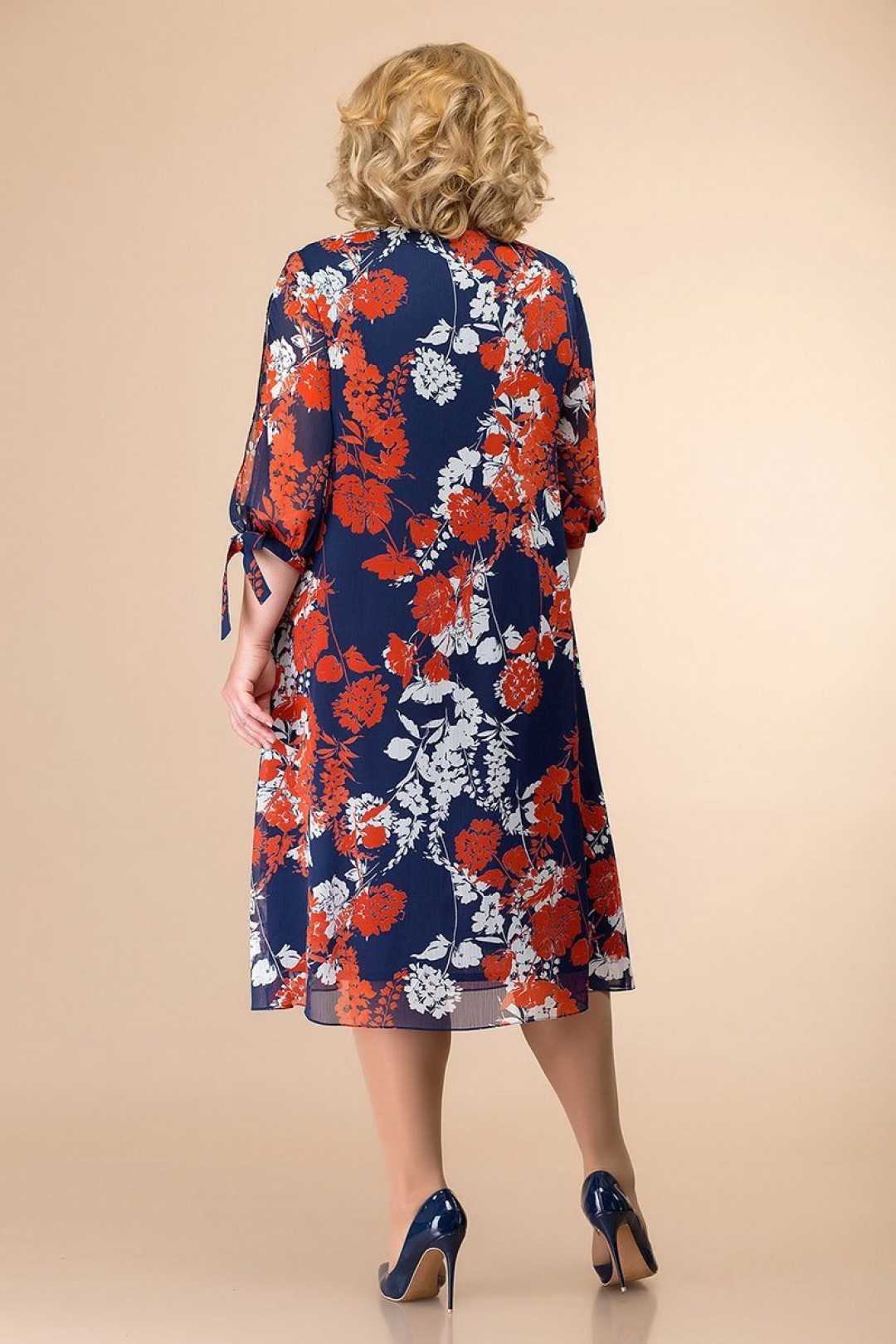 Платье Romanovich Style 1-2043 красный/синий