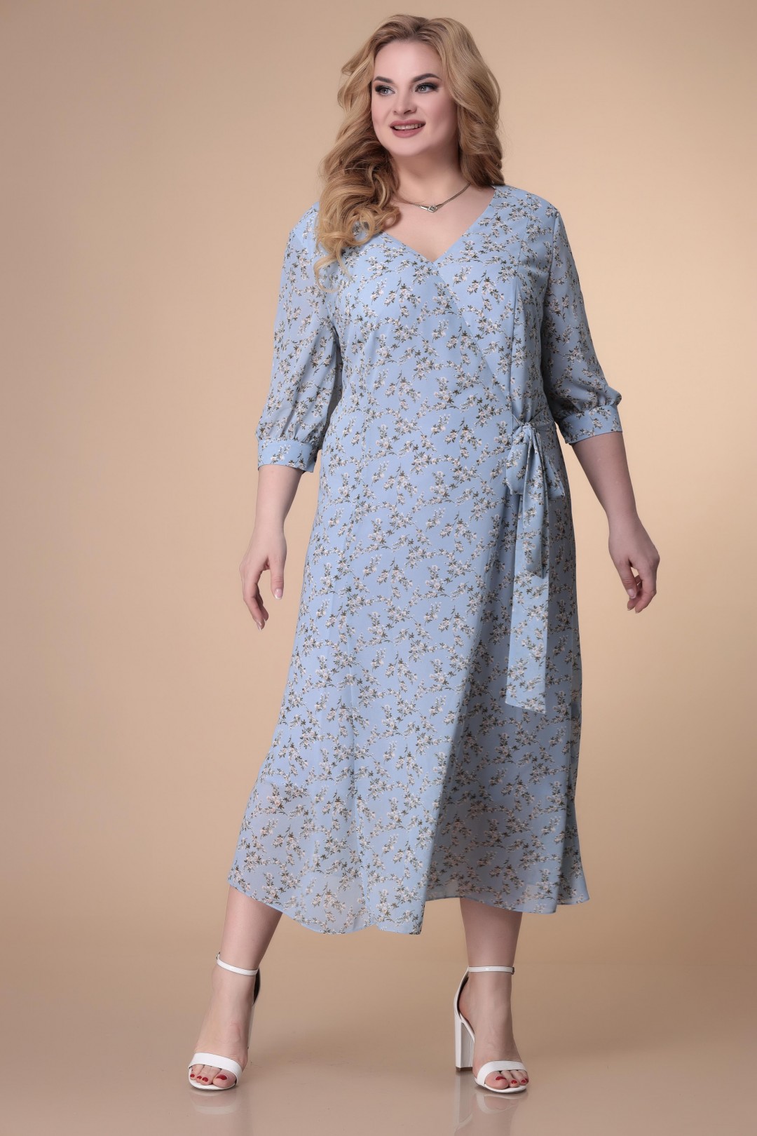Платье Romanovich Style 1-2140  голубые тона