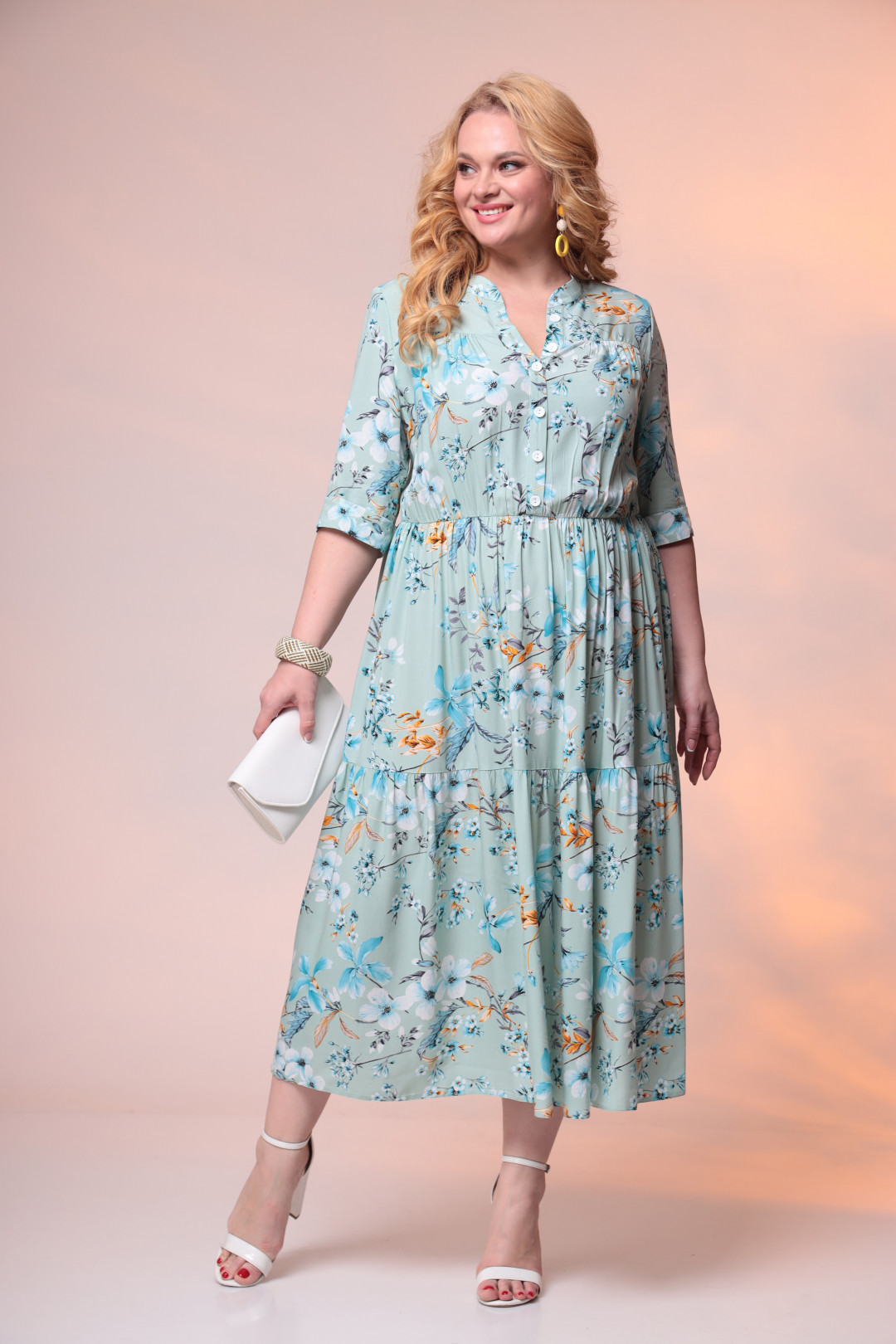 Платье Romanovich Style 1-2373 светлая мята