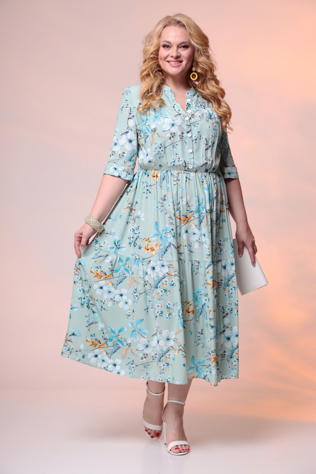 Платье Romanovich Style 1-2373 светлая мята