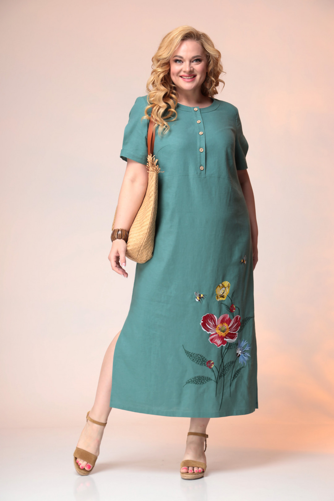 Платье Romanovich Style 1-2394 темная мята
