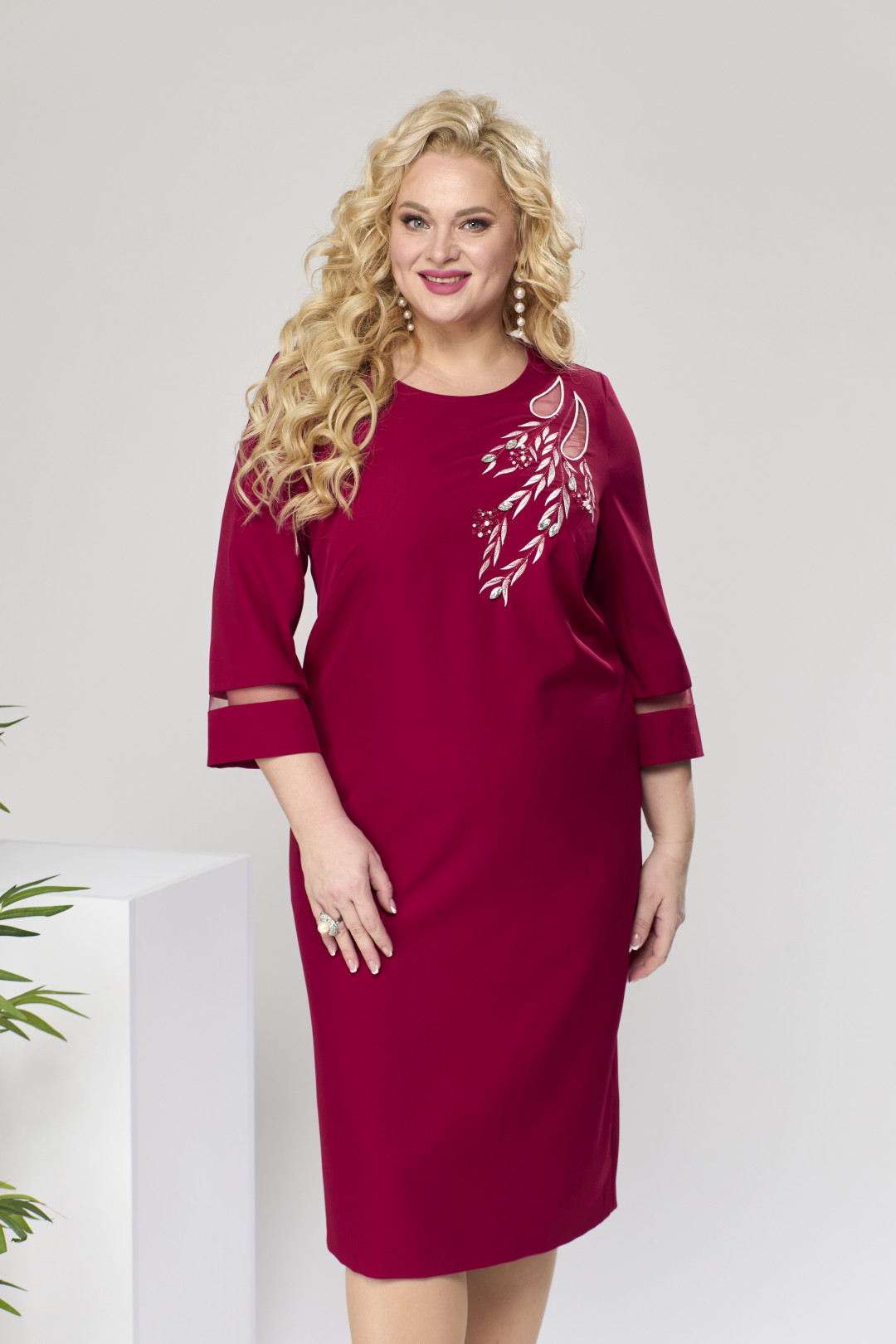 Платье Romanovich Style 1-2426 бордо
