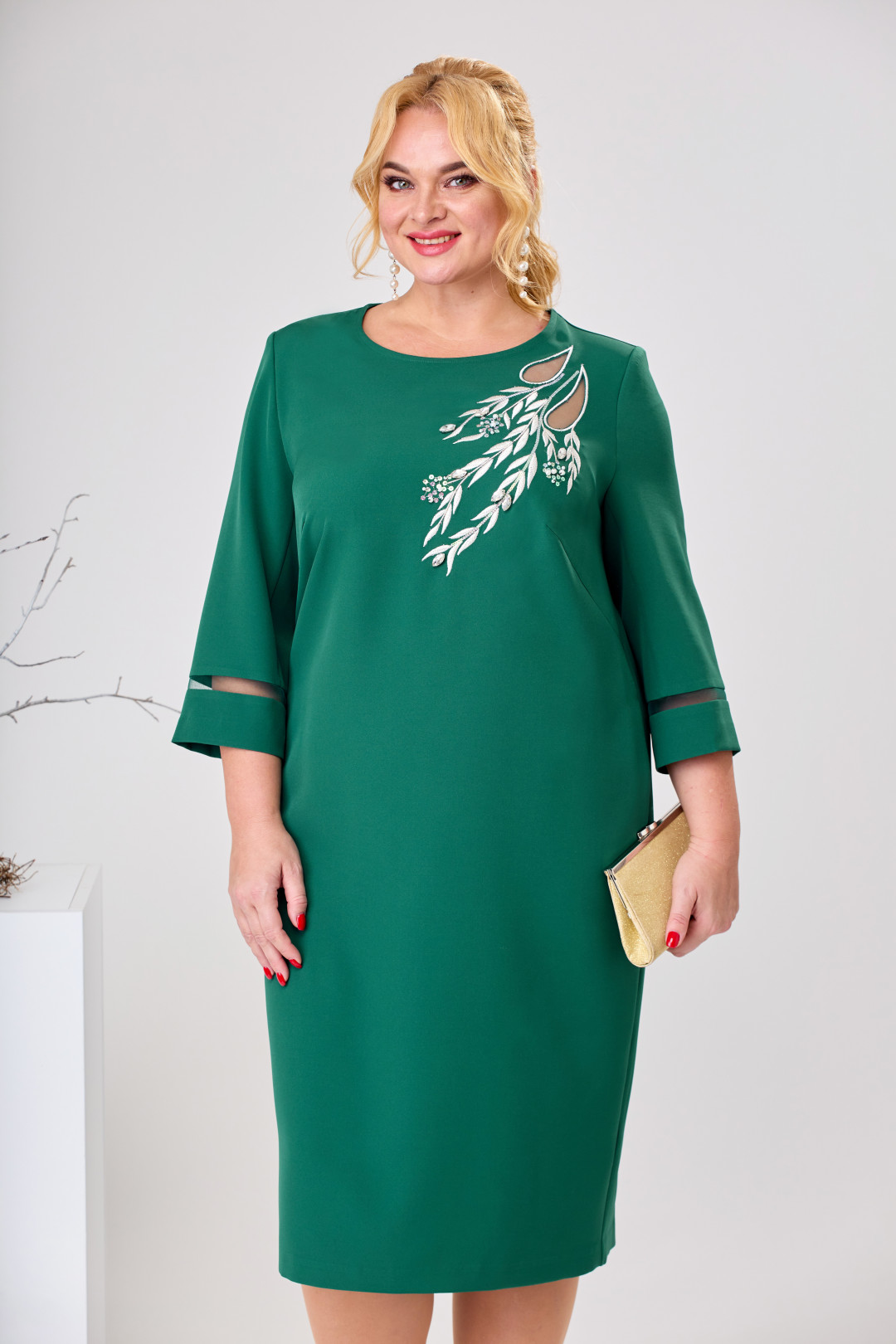Платье Romanovich Style 1-2426 зелень