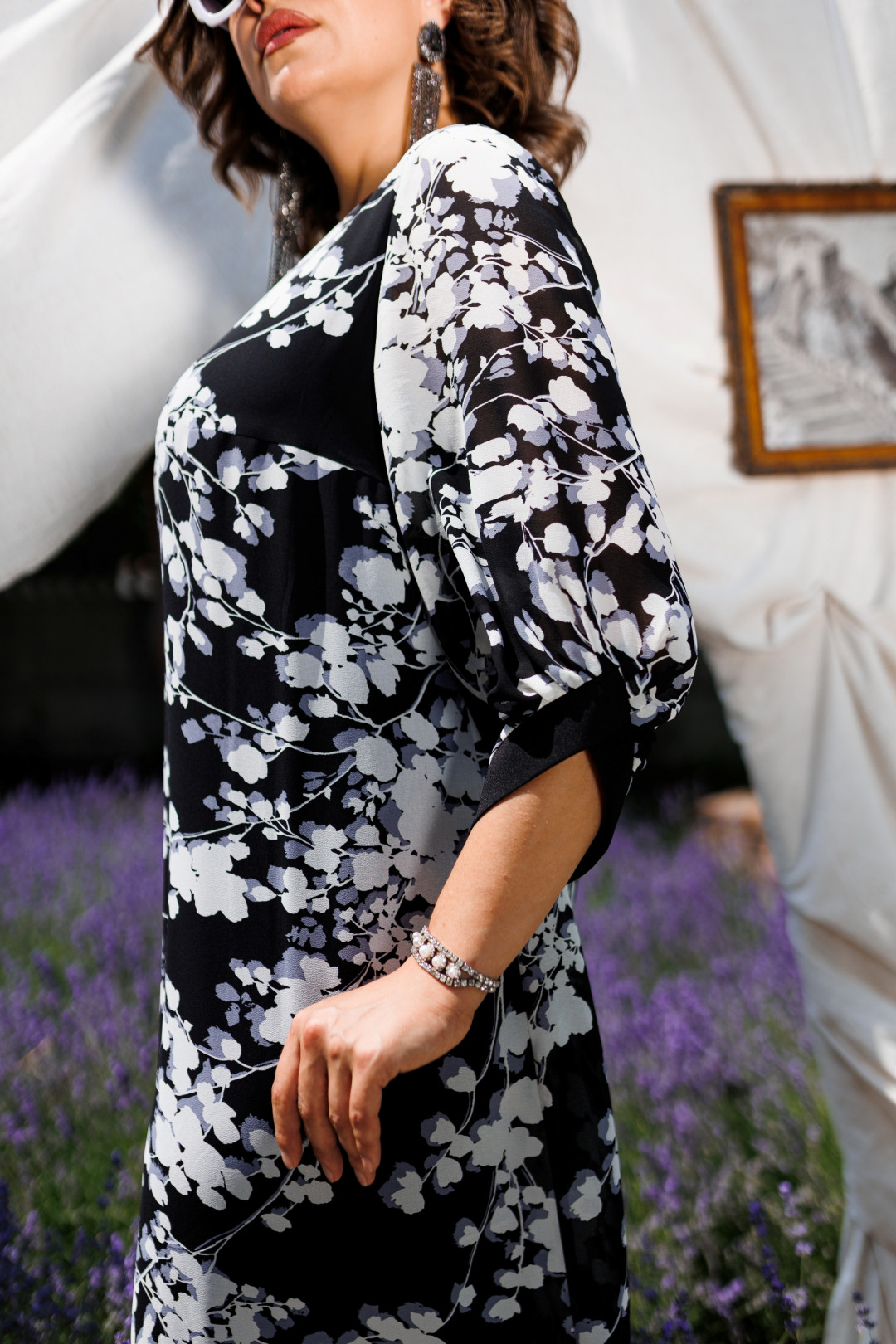 Платье Romanovich Style 1-2442 белые цветы