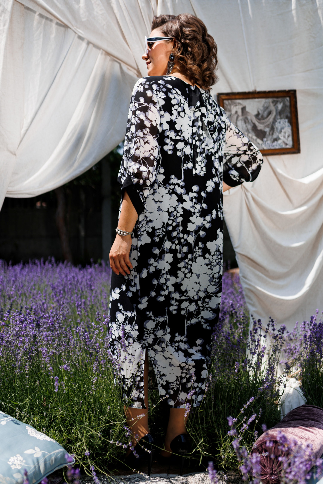 Платье Romanovich Style 1-2442 белые цветы