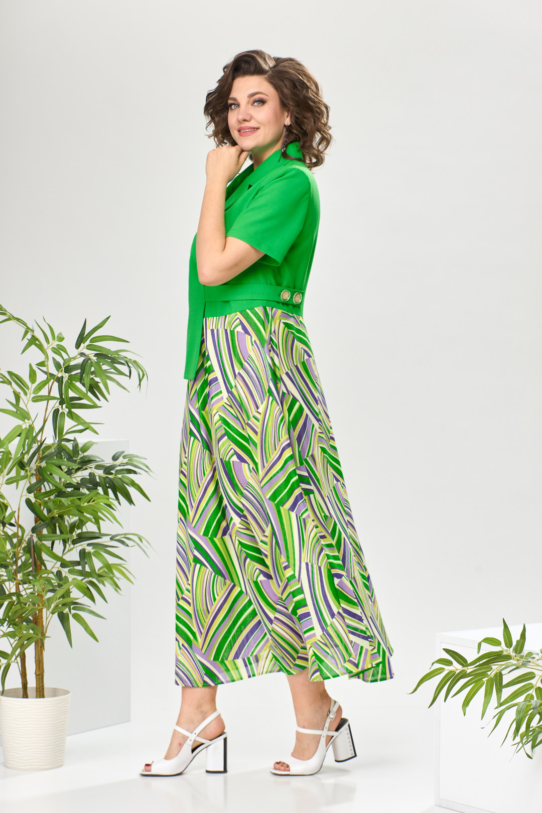 Платье Romanovich Style 1-2468 зелёный