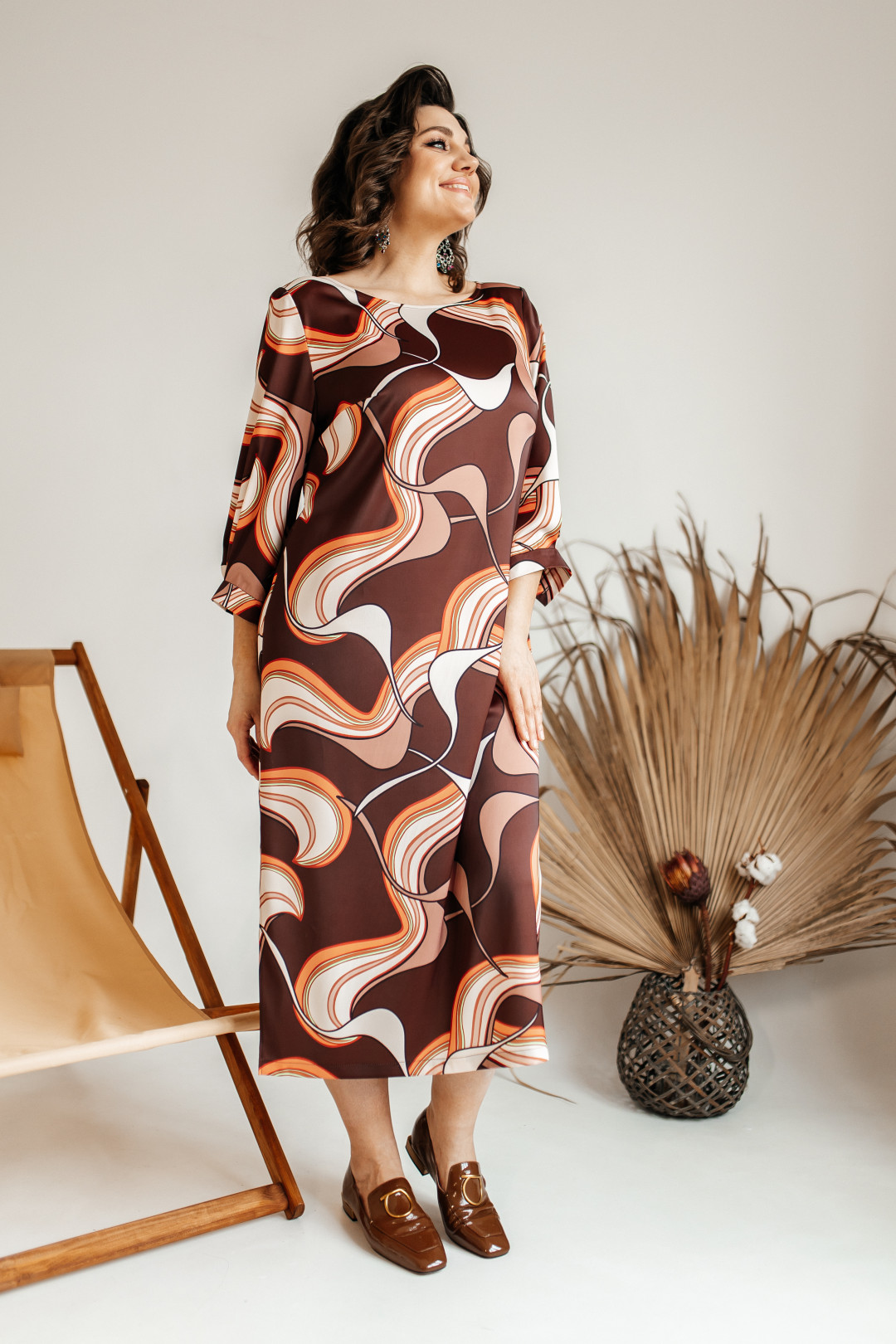 Платье Romanovich Style 1-2482 коричневый