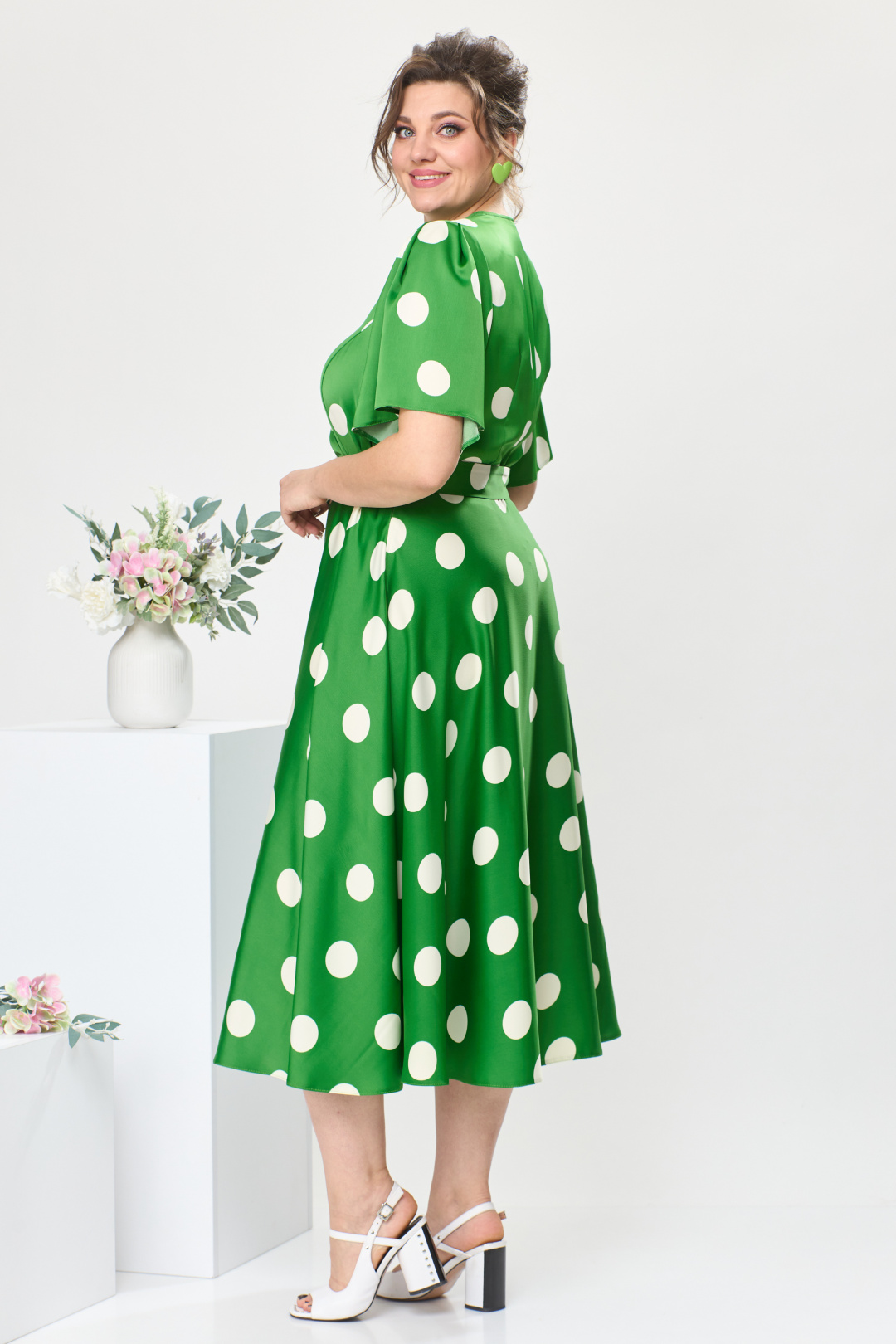 Платье Romanovich Style 1-2649 зелёный