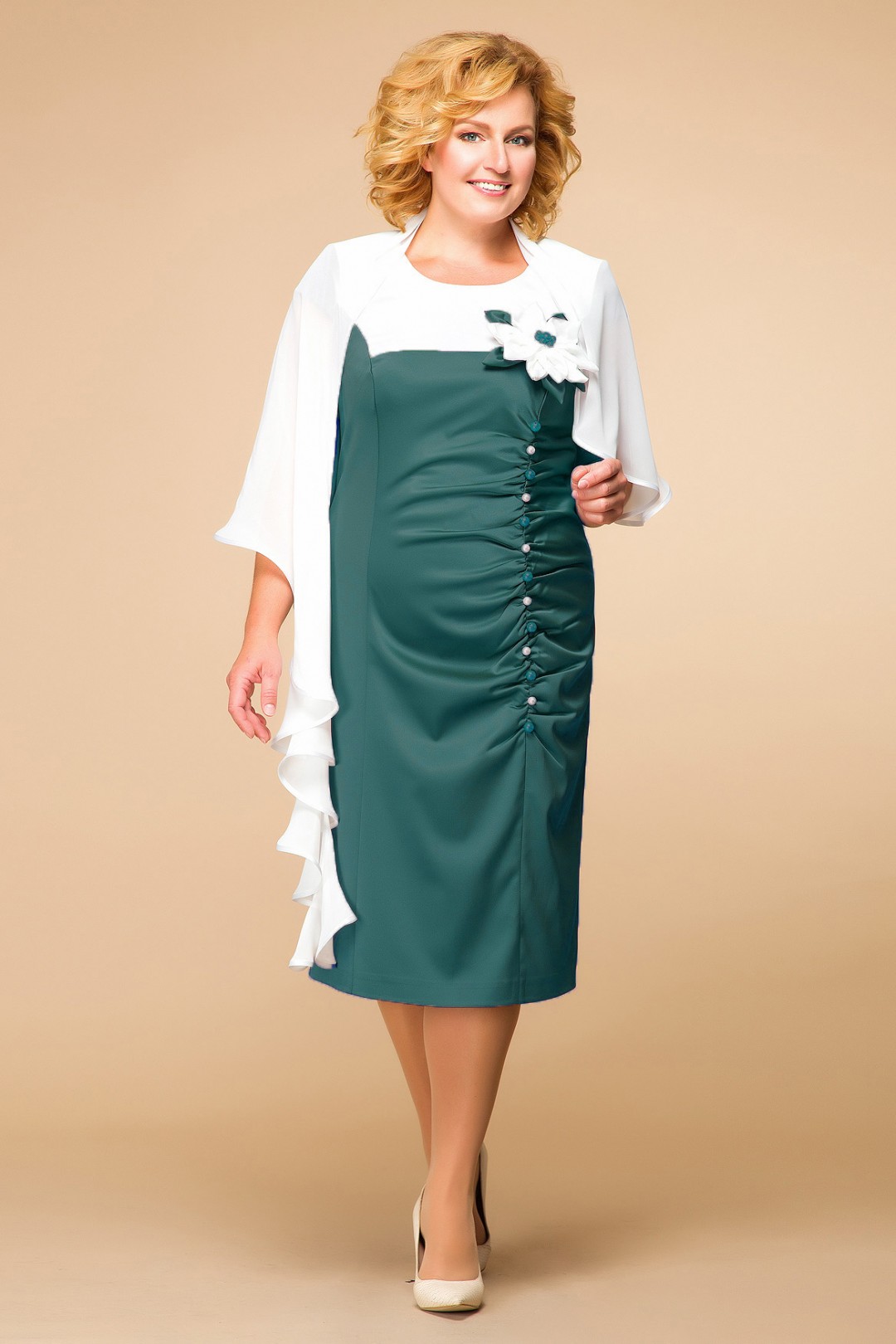 Платье Romanovich Style 1-916 изумруд