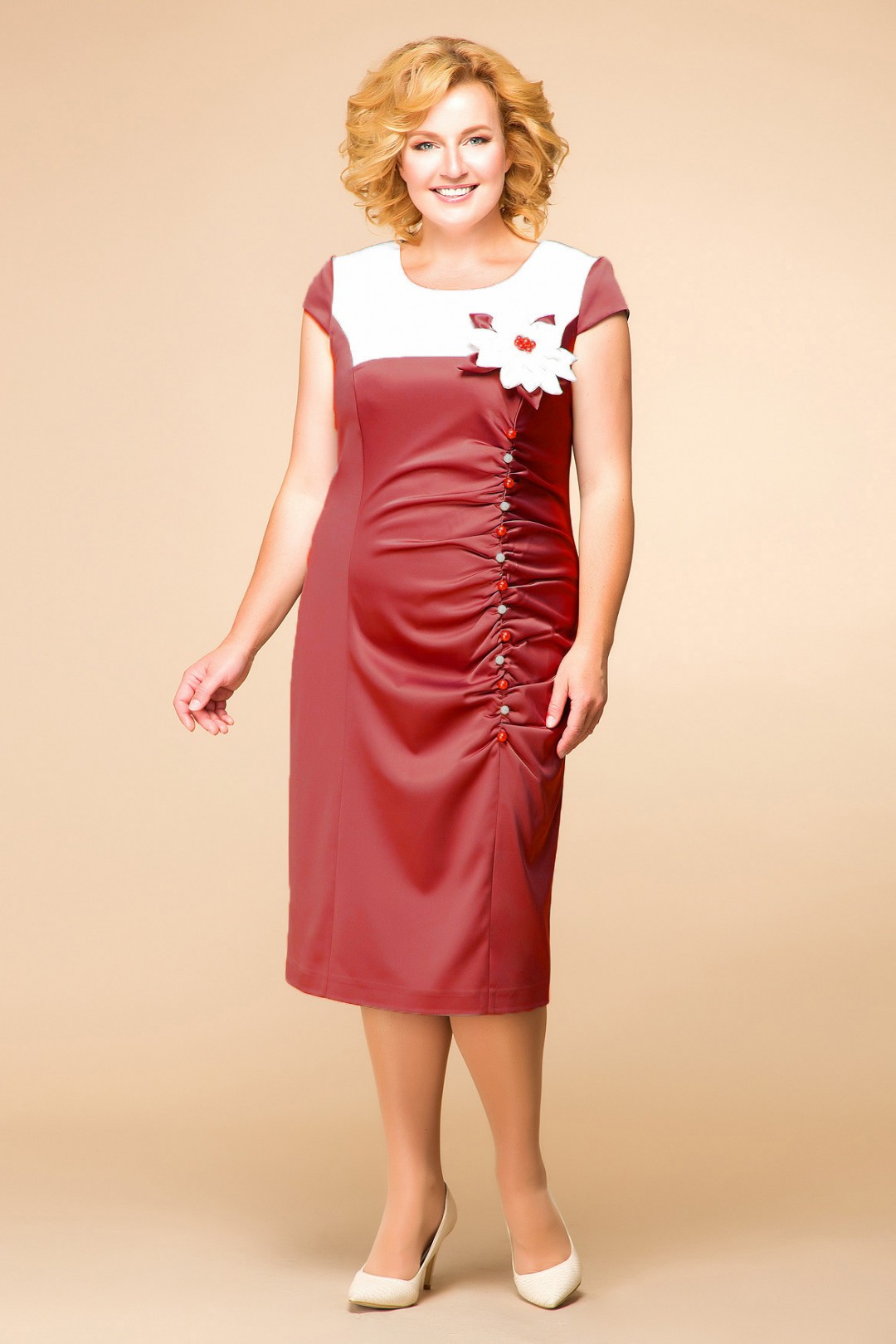 Платье Romanovich Style 1-916 красный