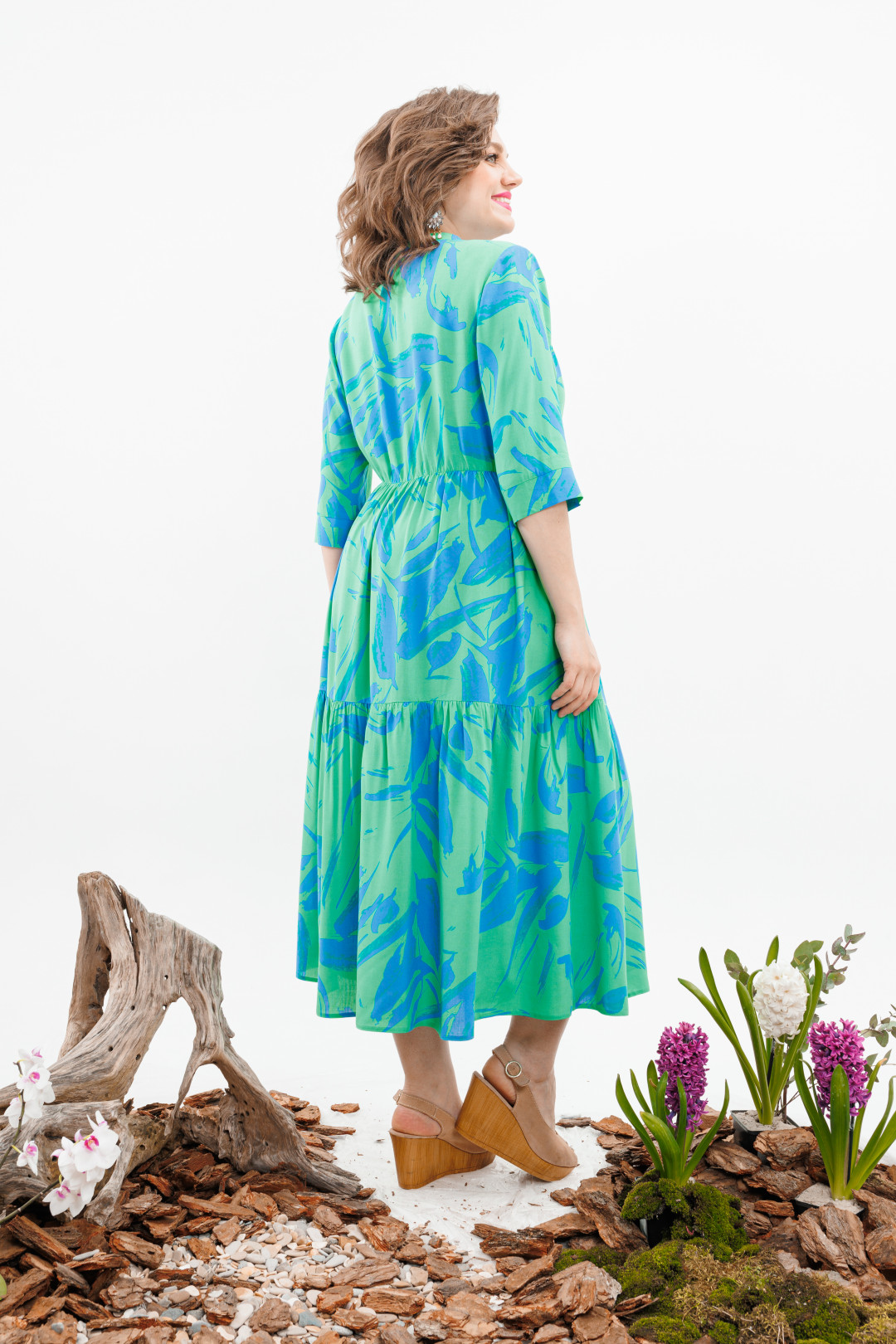 Платье Romanovich Style 1=2373д зелёный